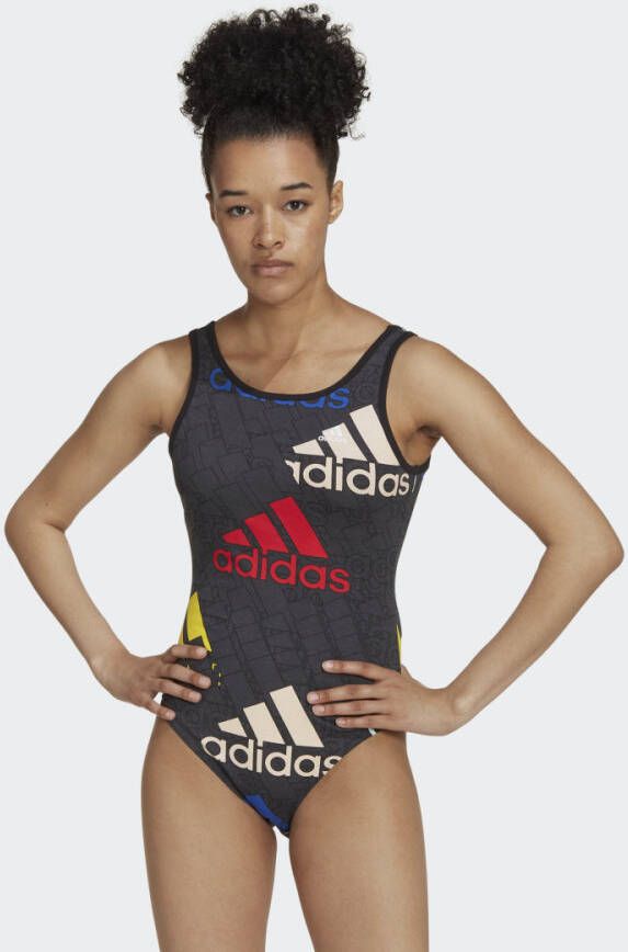 Adidas Essentials Multi colored Logo Bodysuit Dames Tracksuits