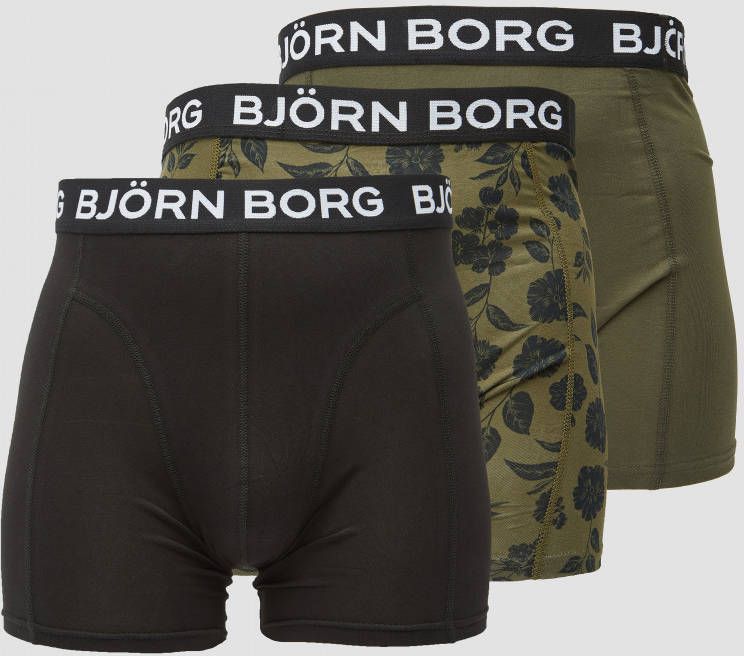 Bjorn Borg essential boxers 3 pack groen heren