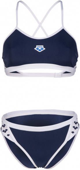 Arena Women's Icons Bikini Cross Back Solid Bikini blauw/grijs