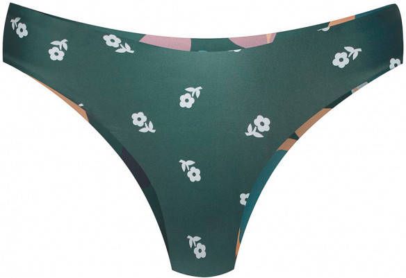 boochen Women's Arpoador Bottom Bikinibroekje, turkoois/zwart