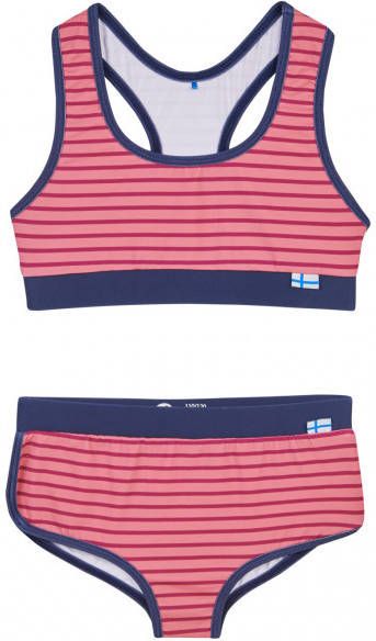 Finkid Kid's Luoto Bikini/140, roze/blauw/rood
