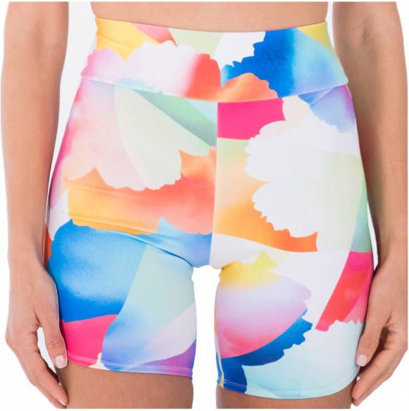 hurley Women's Sundance Swim Short Bikinibroekje, beige/grijs/wit