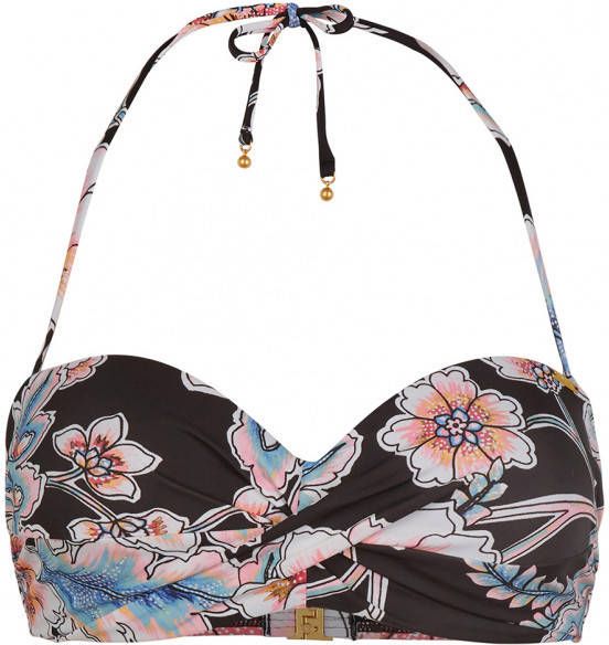 O'Neill Women's PW Sol Mix Top Bikinitop Cup D, grijs/zwart