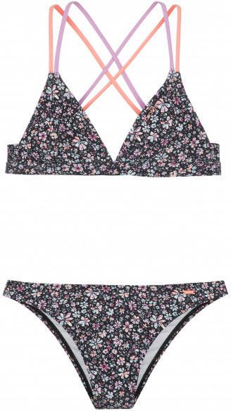 Protest Girl's Prteva Jr Triangle Bikini Bikini grijs/zwart