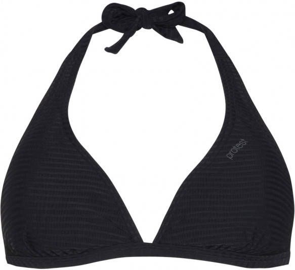 Protest Women's Mixwanaka Halter Bikini Top B&C Cup Bikinitop Cup B, zwart