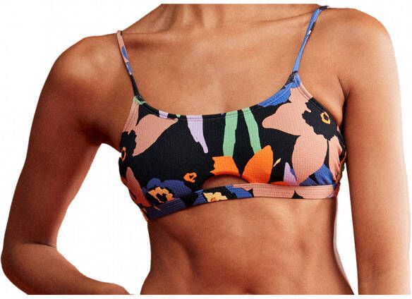 Roxy Women's Color Jam Bralette Separate Top Bikinitop, meerkleurig