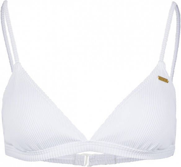 Roxy Women's Mind Of Freedom Fixed Tri Bikini Top Bikinitop, wit/grijs