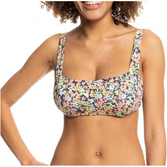 Roxy Women's Printed Beach Classics Underwire D Cup Bikinitop, oranje