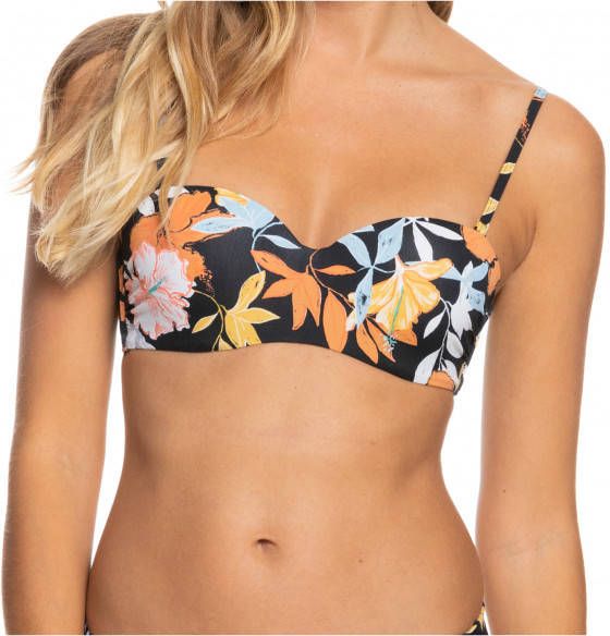 Roxy Women's PT Beach Classics Mold Bandeau Bikinitop, beige/bruin