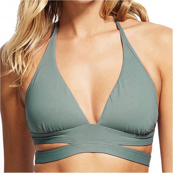 Seafolly Active Halter Bikinitop beige/grijs/bruin