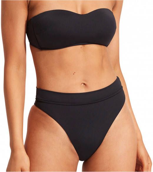 Seafolly Women's Collective Bustier Bandeau Bikinitop zwart