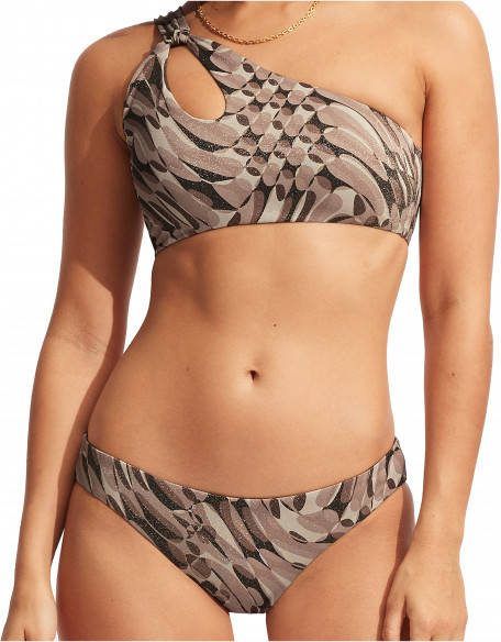 Seafolly Women's Poolside Reversible Hipster Bikinibroekje oranje