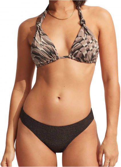 Seafolly Women's Poolside Reversible Longline Tri Bikinitop oranje