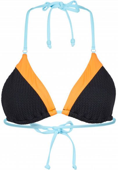 Seafolly Women's Slice of Splice Spliced Slide Tri Bikinitop zwart