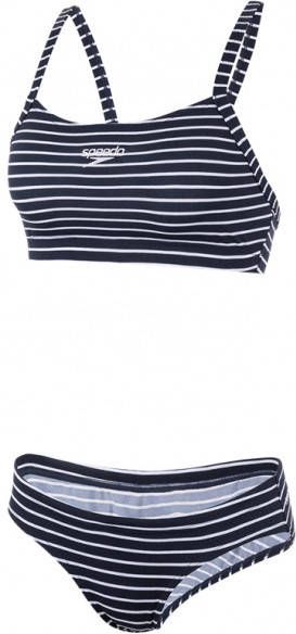 Speedo Women's Endurance+ Printed Thinstrap 2 Piece Bikini blauw