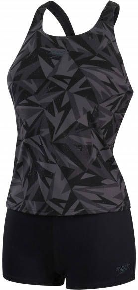 Speedo Women's Hyperboom Tankini Boyleg Tankini zwart