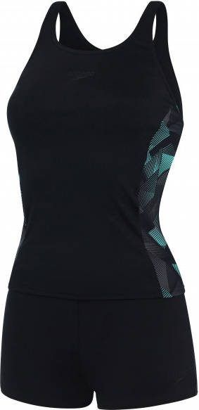 Speedo Women's Panel Boyleg Tankini Tankini zwart