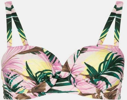 Protest MM Jolly Ccup Wire Bikini Top Dames Lichtroze/Ass. Bloem