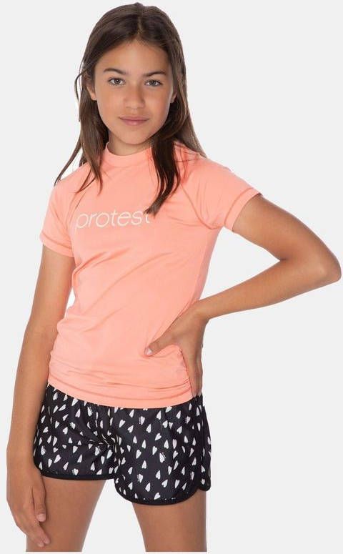 Protest Prtsenna Jr Rashguard Lycra Roze
