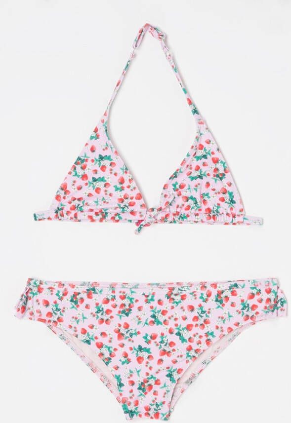 banana moon Bikini met volant en print