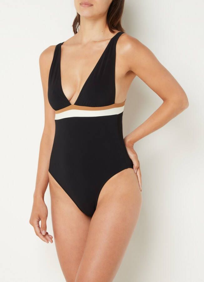 banana moon Odalis Montecito badpak met streepdetail