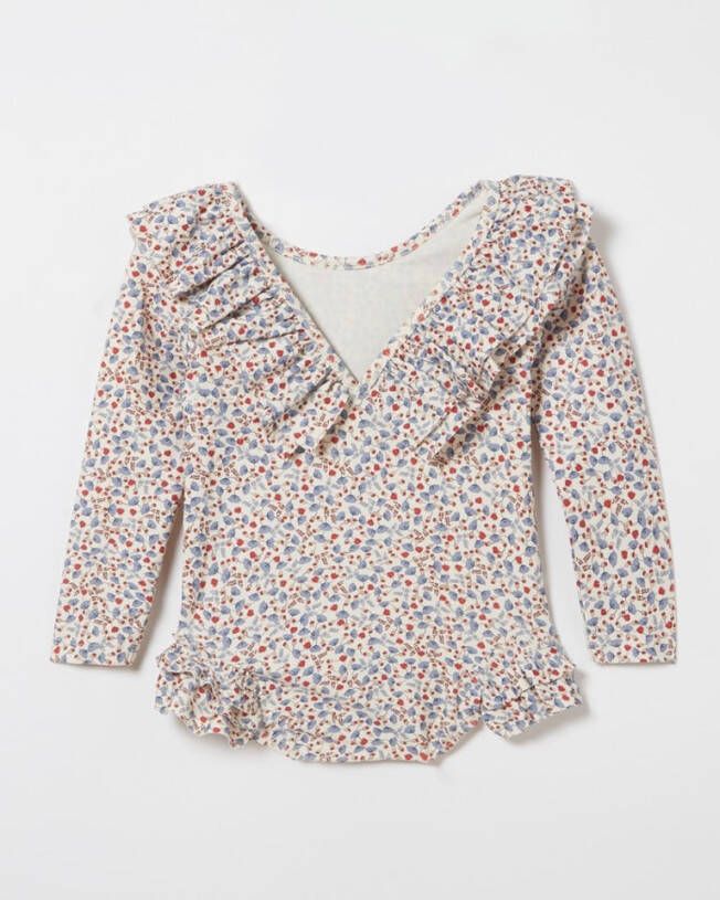 Konges Slø, jd Mimi badpak met lange mouwen en volant