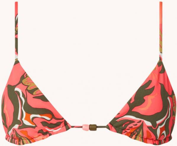 Maaji Zen reversible triangel bikinitop met print