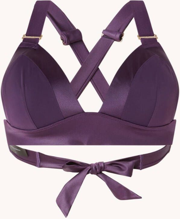 marlies | dekkers Cache Couer voorgevormde bralette bikinitop met gestrikt detail