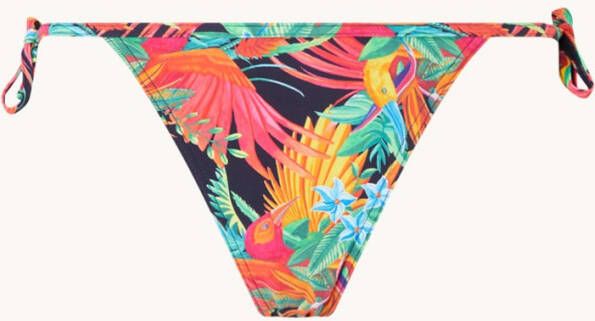 Marlies Dekkers hula haka tie & bow bikini tanga | rainforest and gold