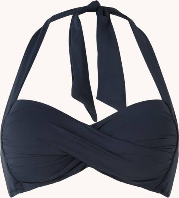 Seafolly Twist voorgevormde halter bikinitop
