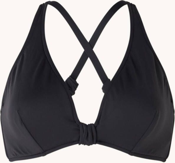 Seafolly Wrap Front halter bikinitop grote cup met beugel