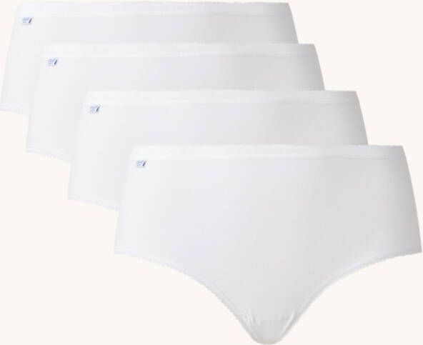 Sloggi Basic+ midi high waisted slip in 4 pack