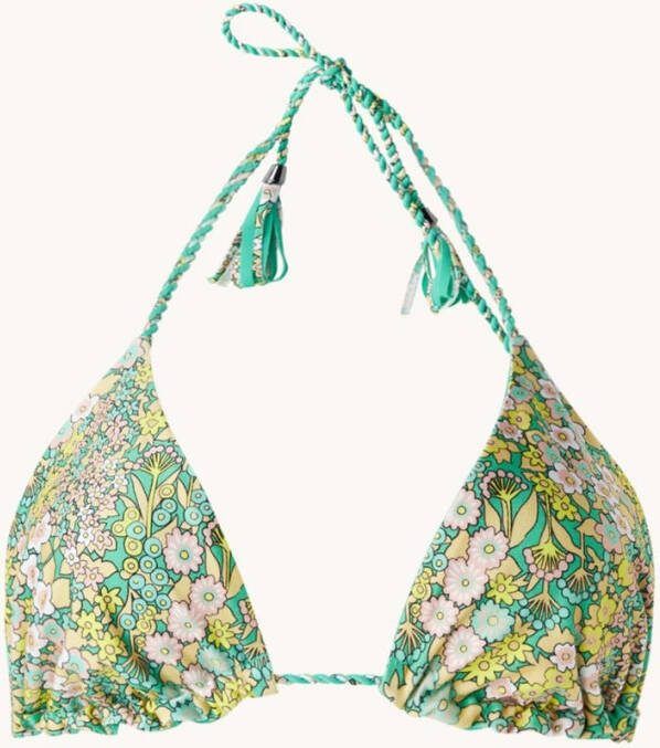 Ted Baker Lerona reversible triangel bikinitop met bloemenprint