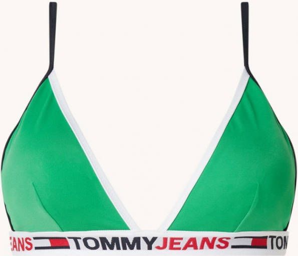 Tommy Hilfiger Triangel bikinitop met uitneembare vulling en logoband online kopen