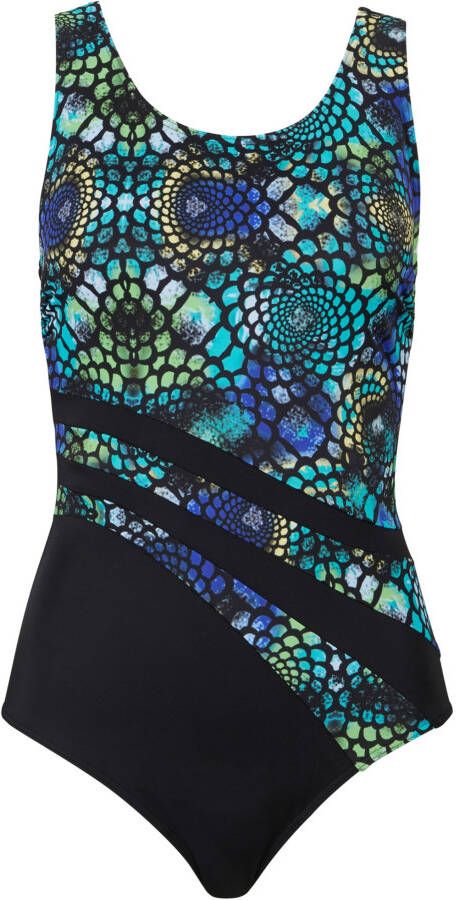 bonprix Corrigerend badpak met gerecycled polyamide, licht corrigerend