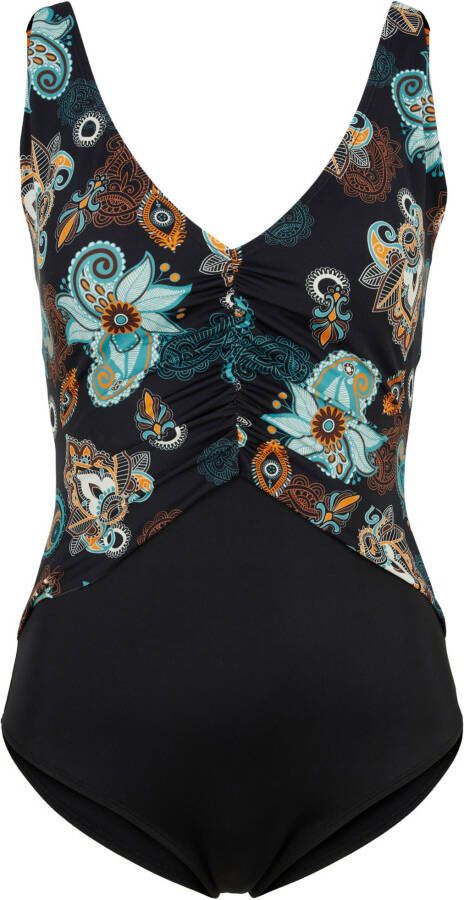 bonprix Corrigerend badpak met gerecycled polyamide, sterk corrigerend