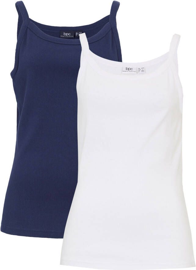 bonprix Geribde top(set van 2 )