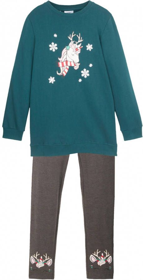 bonprix Meisjes sweater en legging(2 dlg. set )