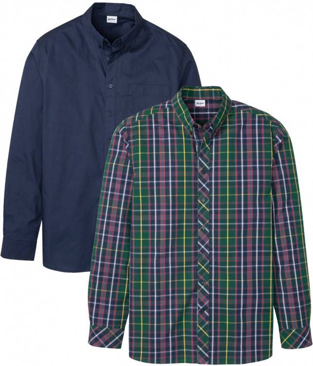 bonprix Overhemd(set van 2 )