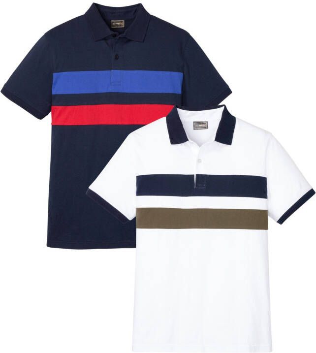 bonprix Poloshirt(set van 2 )