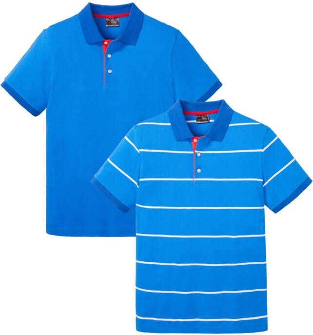bonprix Poloshirt(set van 2 )