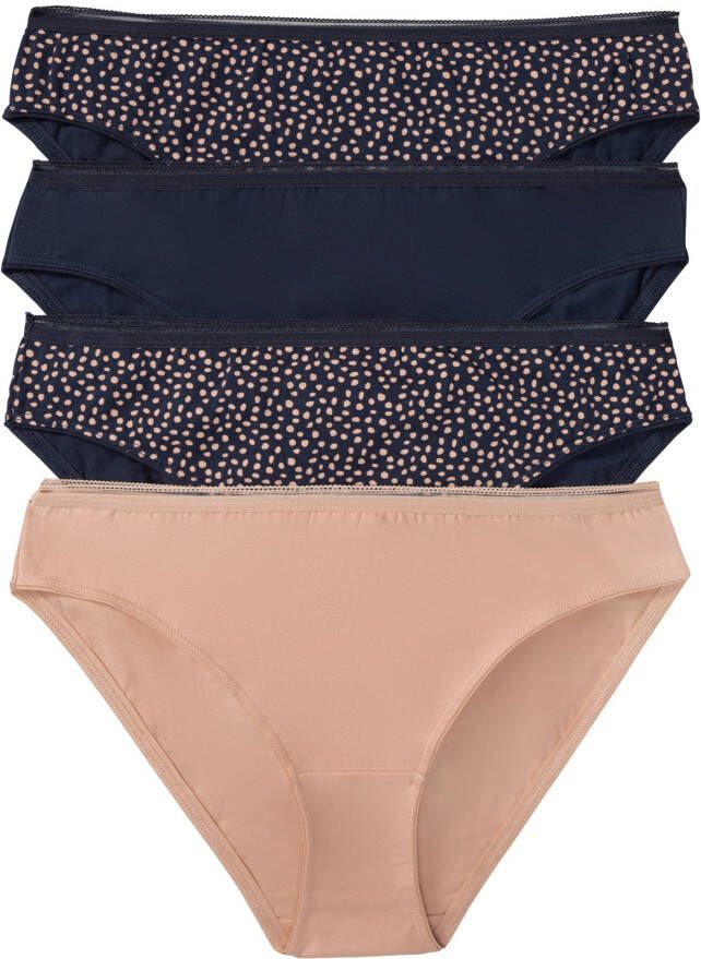 bonprix Slip(set van 4)met biologisch katoen