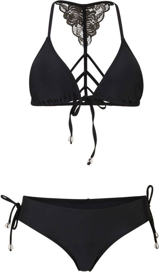 BODYFLIRT Triangel bikini (2-dlg. set), zwart