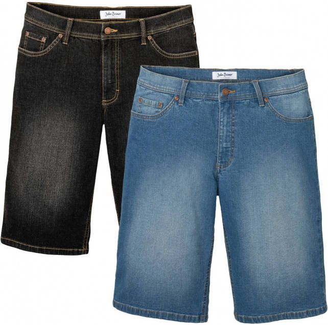 bonprix Ultra soft stretch bermuda, regular fit(set van 2 )