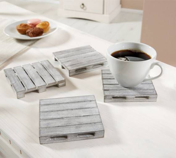 bpc living bonprix collection Onderzetters Pallet (4-dlg. set)