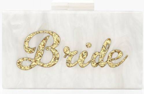 boohoo Premium Bride Handtas Met Ketting, Silver