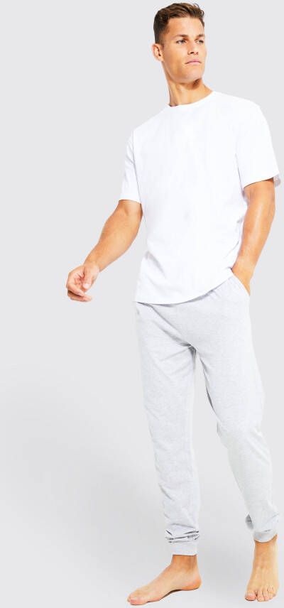 boohoo Tall Core Man Dash Joggingbroek Loungewear Set, Grey