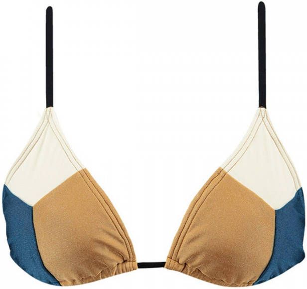 Barts como triangel bikini blauw/bruin dames online kopen