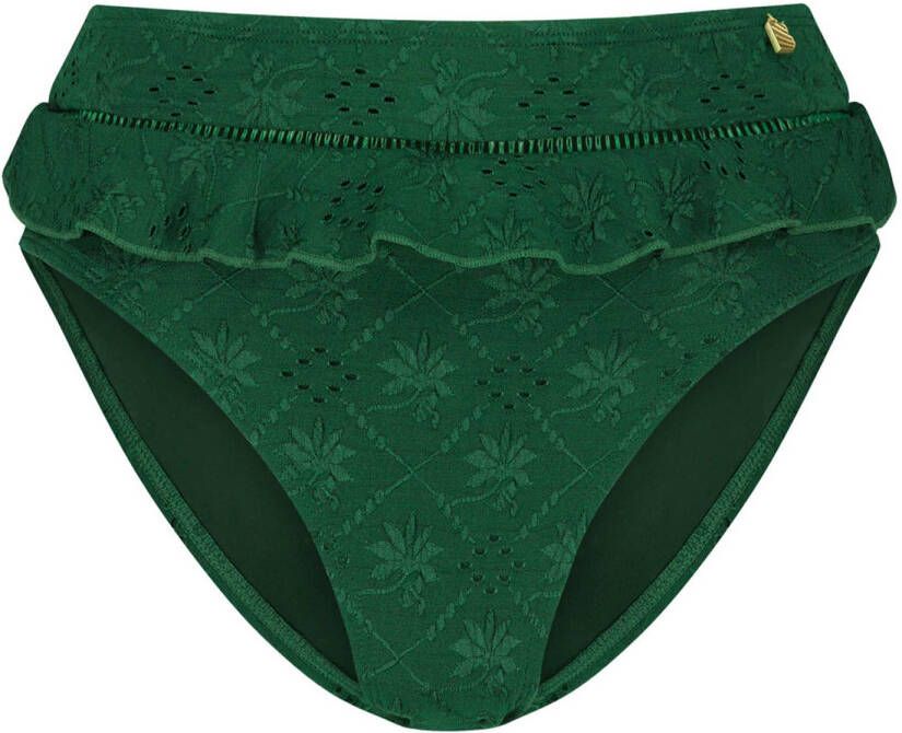 Beachlife Green Embroidery Slip High