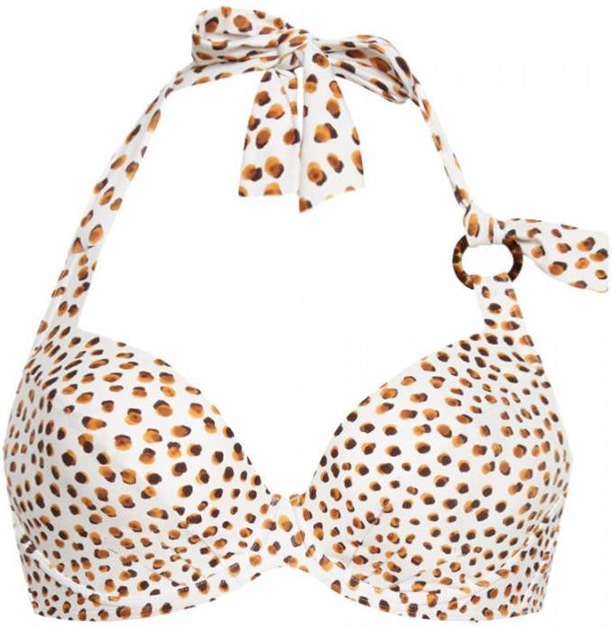 Cyell Voorgevormde beugel bikinitop met stippenprint